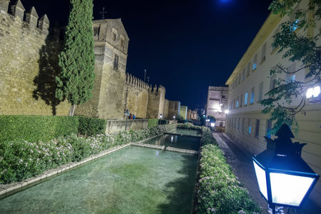 medieval wall in the city of Cordoba, Spainの写真素材