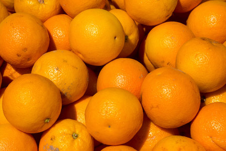 citrus background full of oranges
