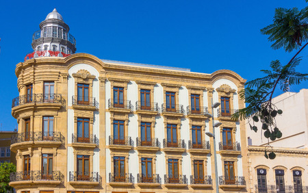 Almeria famous building "House of Butterflies", Spainのeditorial素材