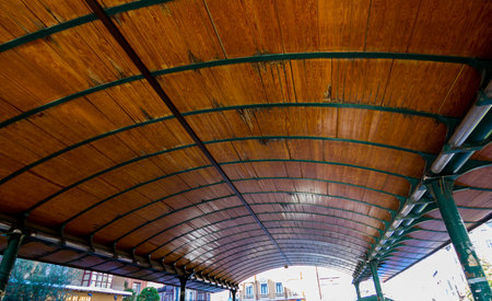 iron and wood cover