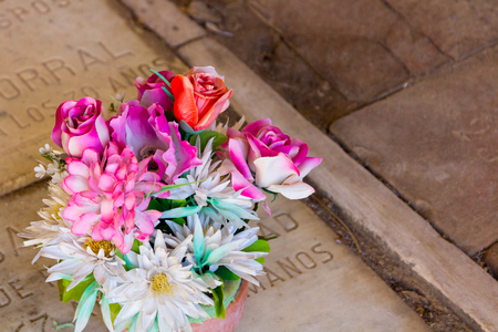 Bouquet of flowers of various colorsの写真素材