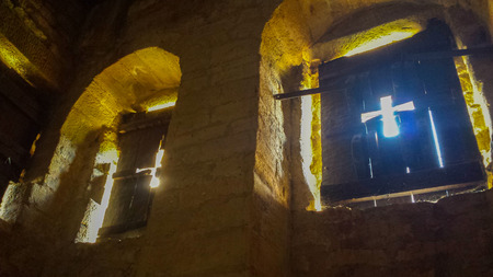 Interior Old Catholic Churchの写真素材