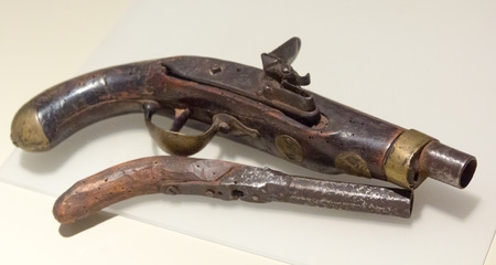 Old guns of the 18th centuryの写真素材