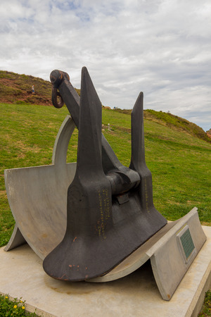 Details anchor of old shipのeditorial素材