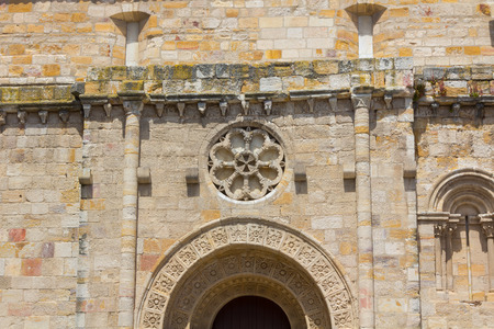 Entrance to an ancient Churchの写真素材