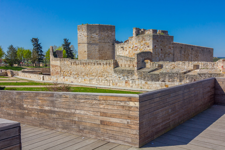 historical and ancient castle of Zamora, Spainの写真素材