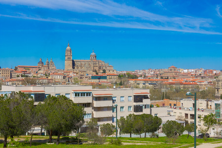 General view of the city of Salamanca, Spainの写真素材