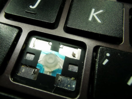 computer keyboard without a keyの写真素材