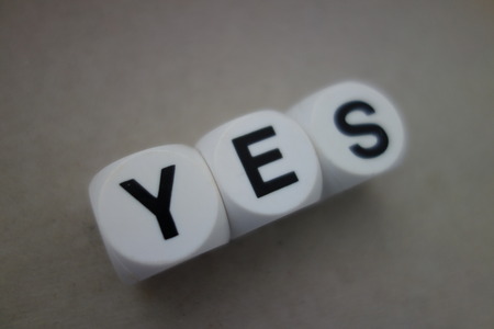 Yesの写真素材