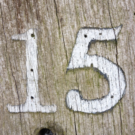 Number Fifteenの写真素材