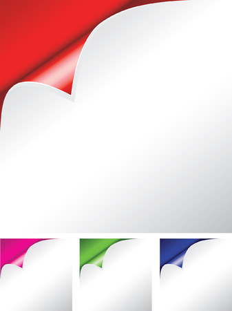 folded paperのイラスト素材