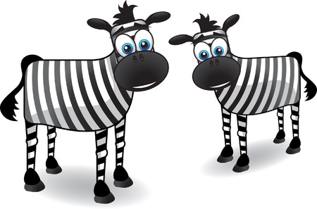 zebraのイラスト素材