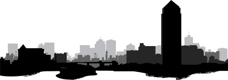 cityscapeのイラスト素材