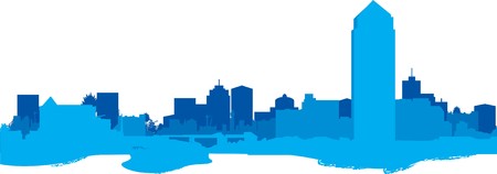 cityscapeのイラスト素材