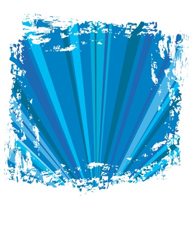 blue abstract grunge squareのイラスト素材