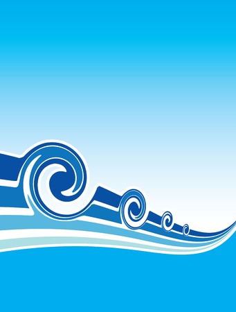 wave backgroundのイラスト素材