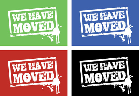 we have moved backgroundのイラスト素材