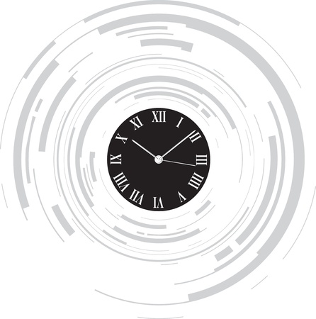 abstract clockのイラスト素材