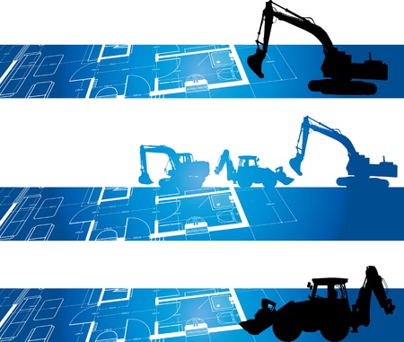 construction backgroundのイラスト素材