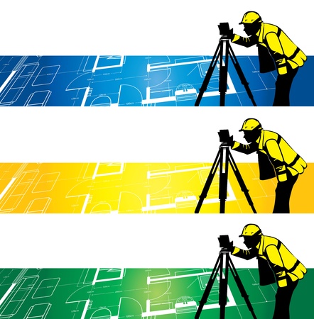 construction bannerのイラスト素材
