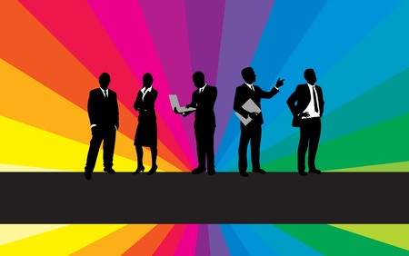 business people backgroundのイラスト素材