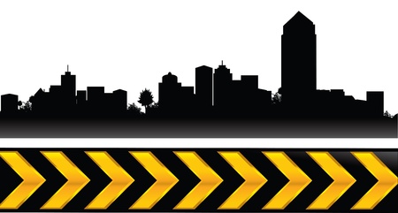 cityscape backgroundのイラスト素材