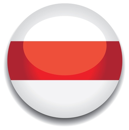belarus flag in a buttonのイラスト素材