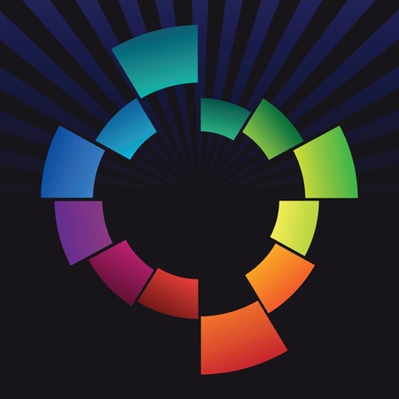 abstract color shapeのイラスト素材