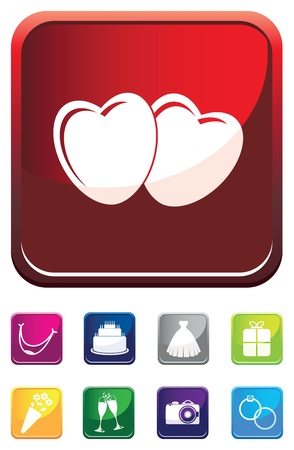 love wedding symbolのイラスト素材