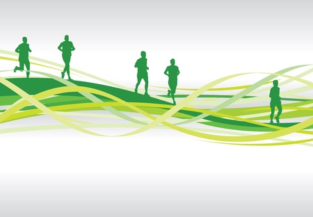running backgroundのイラスト素材