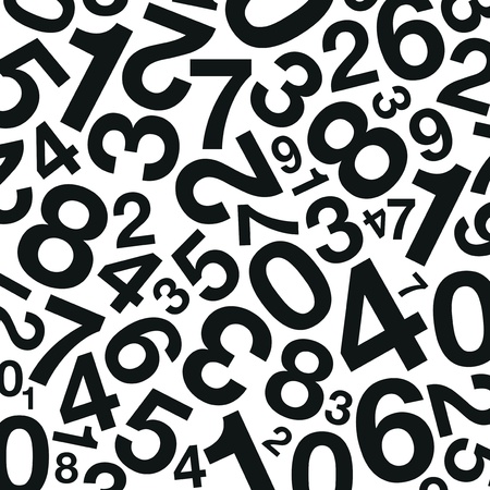 number backgroundのイラスト素材