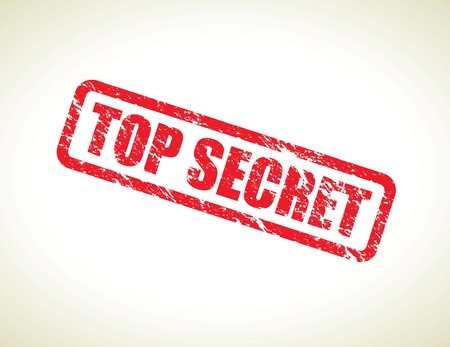 top secret のイラスト素材