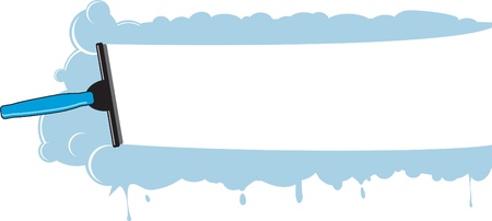 window cleaning backgroundのイラスト素材