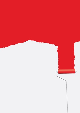 paint rollerのイラスト素材