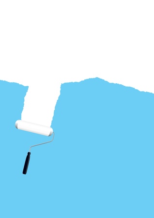 paint rollerのイラスト素材