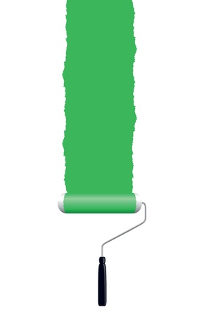 paint rollerのイラスト素材