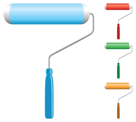 paint rollerのイラスト素材