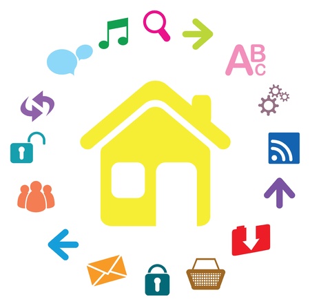 set of web iconsのイラスト素材