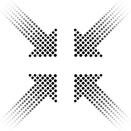 black arrow backgroundのイラスト素材