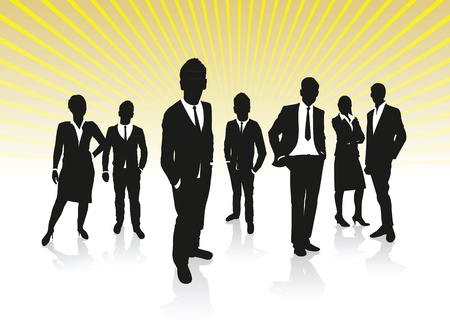 business people backgroundのイラスト素材