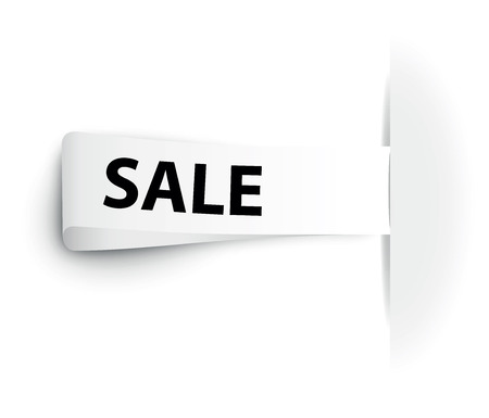 sale ribbon tagのイラスト素材