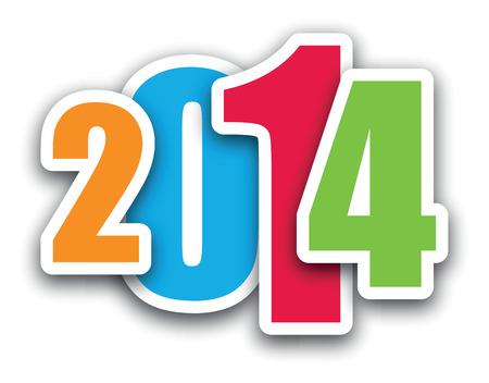 2014 backgroundのイラスト素材