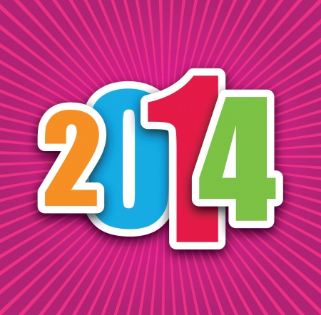 2014 backgroundのイラスト素材