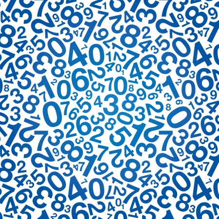 blue number backgroundのイラスト素材