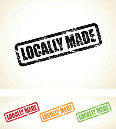 locally made stampsのイラスト素材