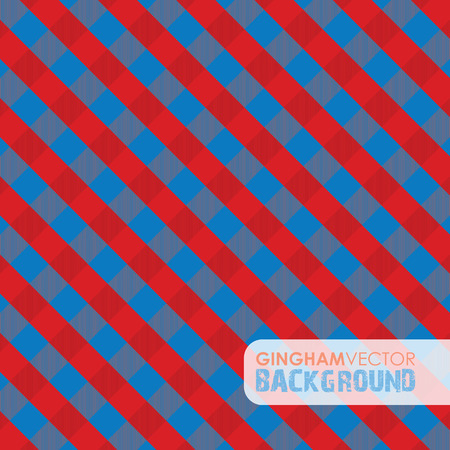 red and blue gingham backgroundのイラスト素材