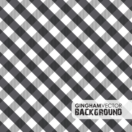 black gingham backgroundのイラスト素材