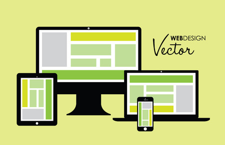 website technology group のイラスト素材
