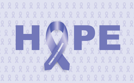 stomach cancer ribbonのイラスト素材