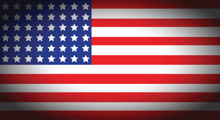 an american flag background with faded cornersのイラスト素材